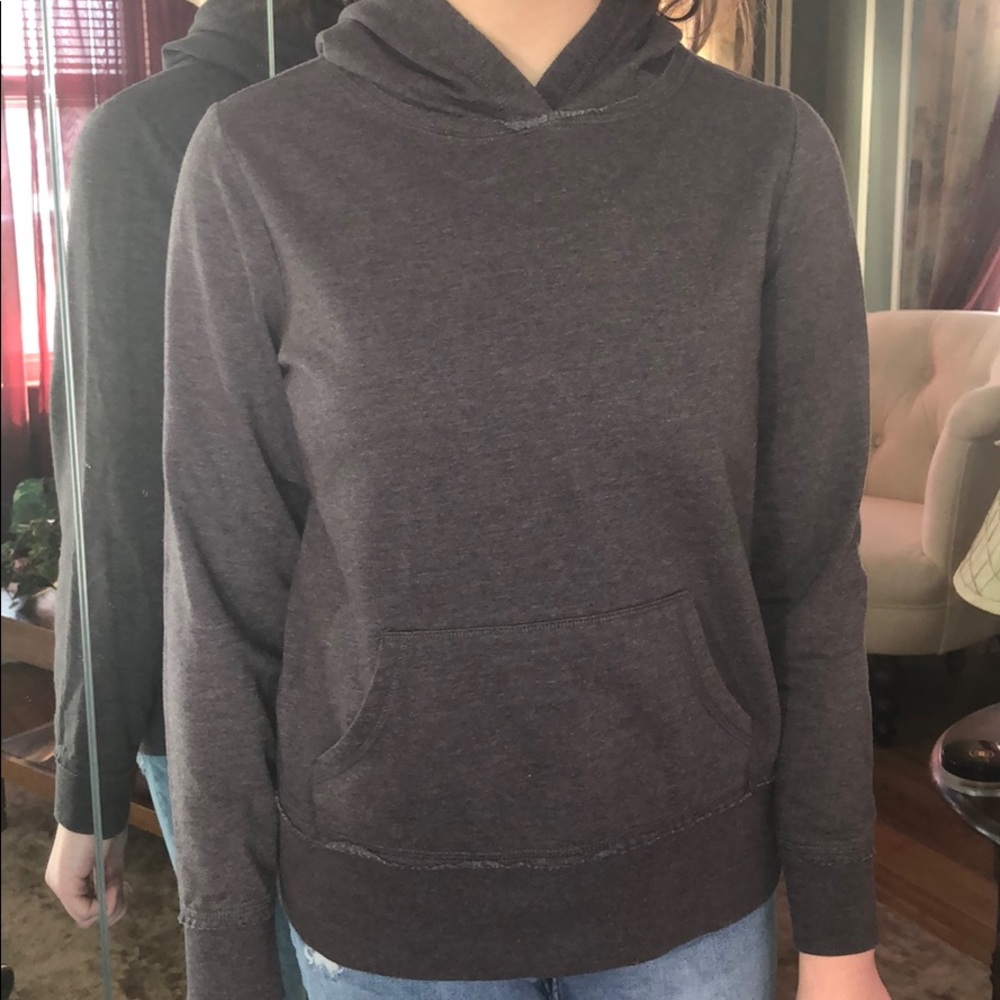 Essentials by Full Tilt Large Grey Hoodie